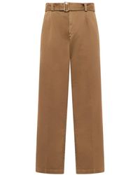 Laneus - Belted Trousers - Lyst