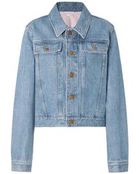 Thom Browne - Shrunken Selvedge Denim Jacket - Lyst