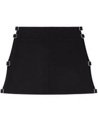 Courreges - Mini-Rok Met Gesp - Lyst