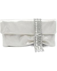 Jimmy Choo - Medium Zandra Crystal-Embellished Clutch Bag - Lyst