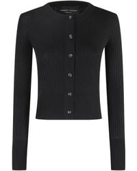 Roberto Collina - Cardigan En Maille À Design Côtelé - Lyst