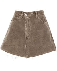 Our Legacy - Cover Corduroy Mini Skirt - Lyst