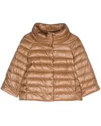 Herno - Funnel-Neck Puffer Jacket - Lyst