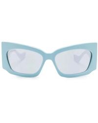 Gucci - Geometric-Frame Tinted Sunglasses - Lyst