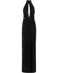 Philipp Plein - Backless Long Evening Dress Mix Strass - Lyst