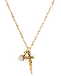 Emanuele Bicocchi - Pugnale+Pearl Necklace - Lyst