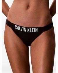 Calvin Klein - Logo-Waistband Bikini Bottoms - Lyst