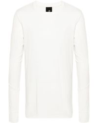 Thom Krom - Long-sleeve Panelled T-shirt - Lyst