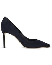 Jimmy Choo - Romy 85 Suede Pumps - Lyst
