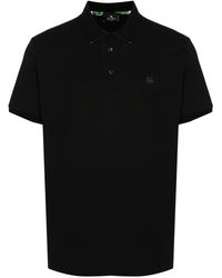 Etro - Polo Shirt With Embroidered Pegaso - Lyst