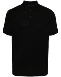 Prada - Piqué Polo Shirt - Lyst