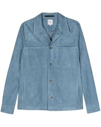 Paul Smith - Suede Shirt Jacket - Lyst