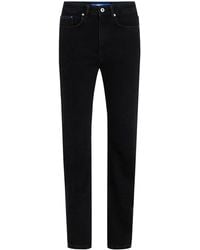 KARL LAGERFELD - High-Rise Straight-Leg Jeans - Lyst