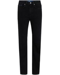 Karl Lagerfeld - High-Rise Straight-Leg Jeans - Lyst