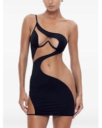GOD SAVES QUEENS - Carmen Cut-Out Asymmetric Mini Dress - Lyst