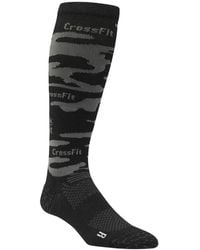Reebok - X Crossfit Compression Camouflage-Print Socks - Lyst