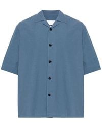 Jil Sander - Camp-collar Cotton Shirt - Lyst