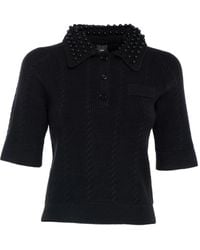 Pinko - Polo Con Cuello De Cuentas - Lyst