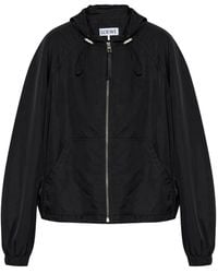 Loewe - Hooded Blouson Jacket - Lyst