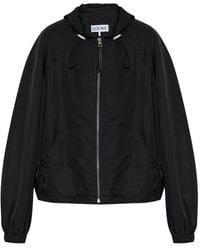 Loewe - Bomberjack Met Capuchon En Trekkoord - Lyst