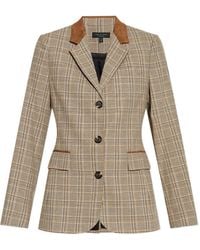 Rag & Bone - Geruit Jack Met Suède Afwerking - Lyst