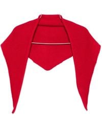 Lisa Yang - Mairi Fine-Knit Triangular Scarf - Lyst