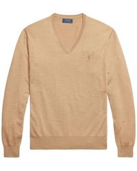 Polo Ralph Lauren - V-Neck Wool Sweater - Lyst