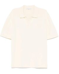 Maison Kitsuné - T-Shirt Met Bold Fox-Borduurwerk - Lyst