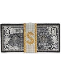 Judith Leiber - Stack Of Cash Billions Crystal-Embellished Money-Stack Clutch Bag - Lyst