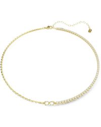 Swarovski - Infinity-Pendant Necklace - Lyst
