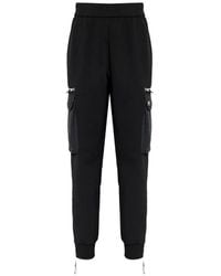 Moose Knuckles - Mixed Media Broek Met Cargo Rits - Lyst