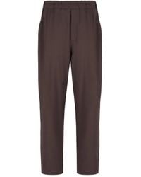 Laneus - Elastic-Waistband Pocket Trousers - Lyst