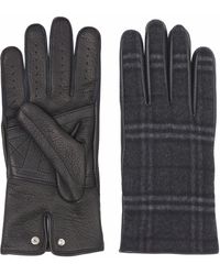 burberry house check gloves