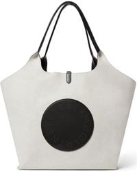 Stella McCartney - Logo-Patch Canvas Tote Bag - Lyst