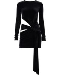 Amazuìn - Anouk Cut-Out Draped Mini Dress - Lyst