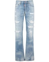 DSquared² - Be Proud Wash The American Ripped Jeans - Lyst