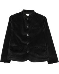 19.61 MILANO - Velvet-Effect Mandarin-Collar Jacket - Lyst