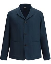ZEGNA - Geknöpfte Jacke Mit Aufgesetzten Taschen - Lyst