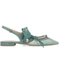 Pinko - Slingback Ballerinas With Ties - Lyst