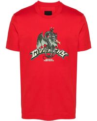 Givenchy - Dragon-Print Cotton T-Shirt - Lyst