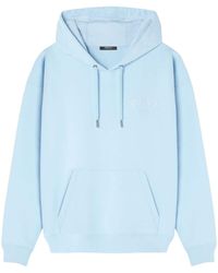 Versace - Logo-embroidered Cotton Hoodie - Lyst