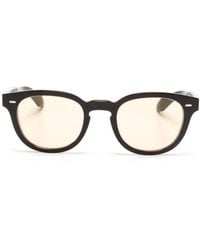 Oliver Peoples - N-01 Geometric-frame Sunglasses - Lyst