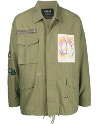 FIVE CM - Patch Detail Cotton Jacket - Lyst