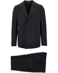 Emporio Armani - Double-Breasted Suit - Lyst
