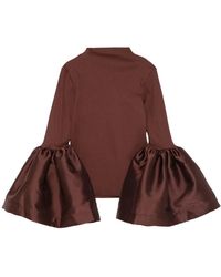 Marques'Almeida - Turtleneck Puff-Sleeve Top - Lyst