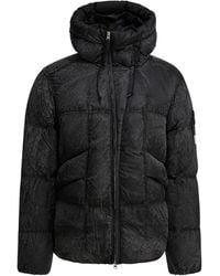 Stone Island - Hooded Puffer Jacket - Lyst