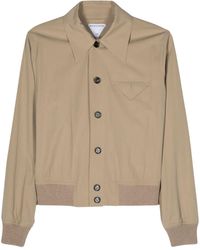 Bottega Veneta - Poplin bomber jacket - Lyst