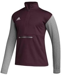 adidas - Pull Team Issue À Col Zippé - Lyst
