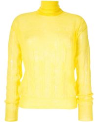 Nina Ricci Fine Knit Jumper - Yellow