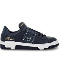 Philipp Plein - Cocco Leather Sneakers - Lyst